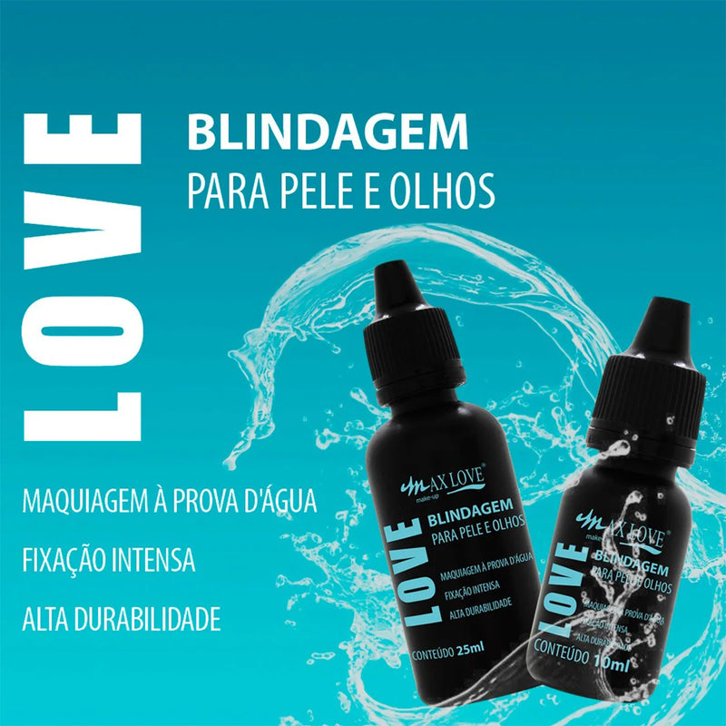 Blindagem à prova d'água Fixação de maquiagem Intensa Alta Durabilidade-Max Love