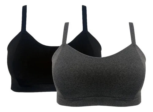 Kit 2 Top Feminino Fitness Wear Moda Reforçada Academia