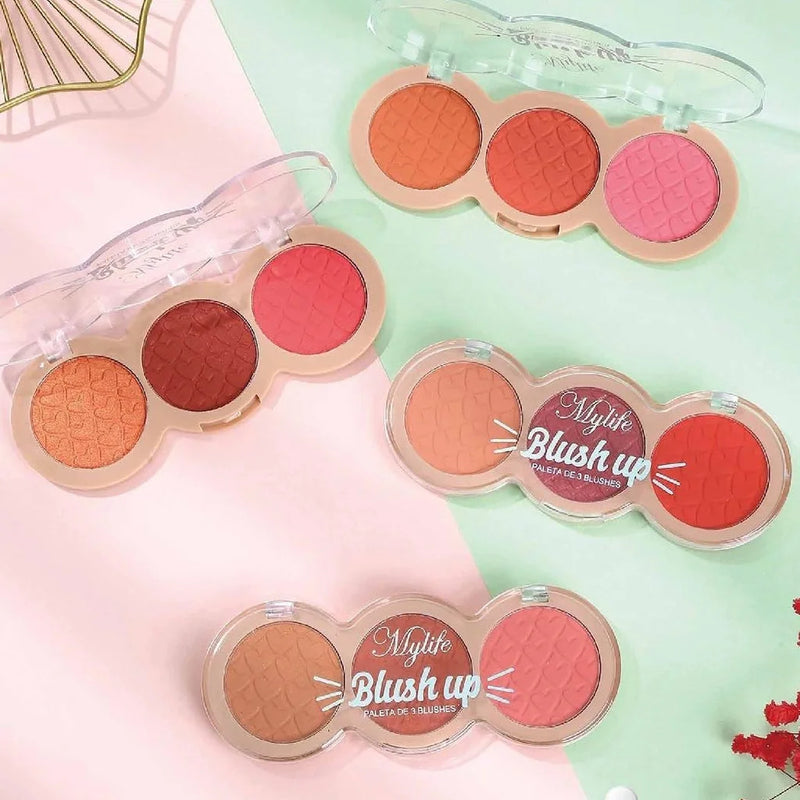 Paleta de Blush My Life Blush Up Trio